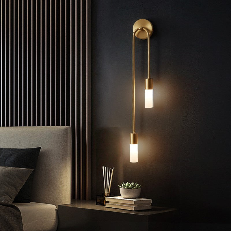 Arisha Moderno LED Applique Metallo Acrilico Oro
