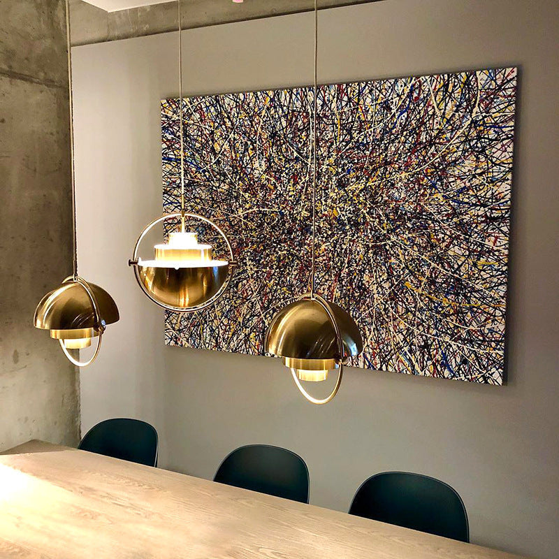 Moderne LED Geometrica Lampade a Sospensione Metallo/Acrilico Isola Cucina