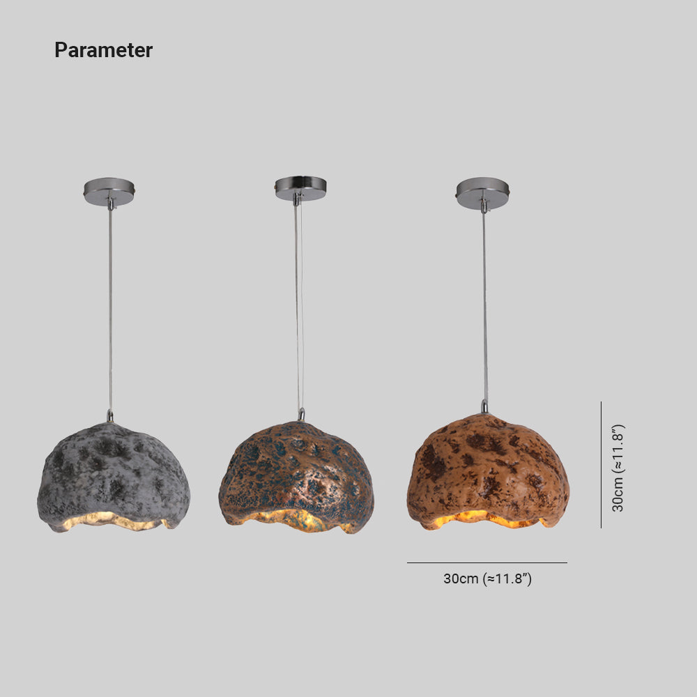 Avi Design Irregolare Resina Acrilico Lampade a Sospensione Ottone