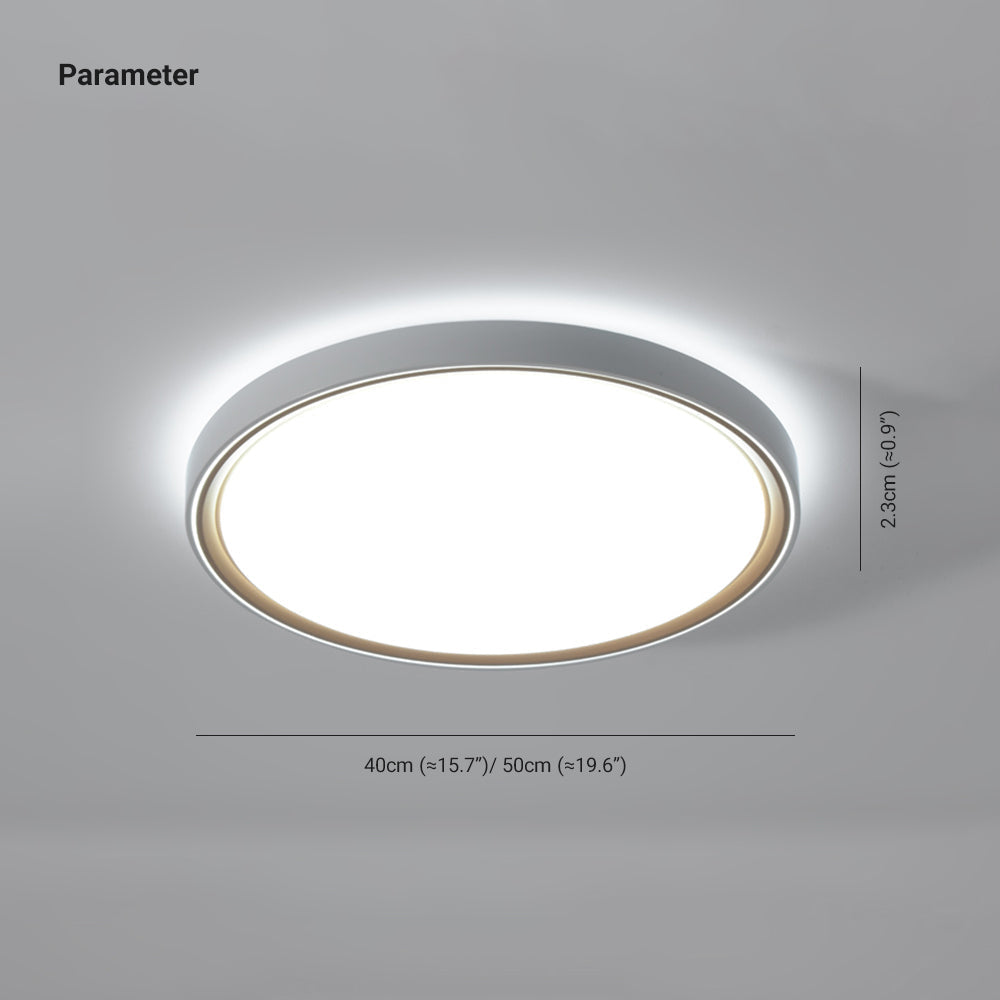 Arisha Moderne LED Plafoniere Incasso Temperatura Colore Commutabile Metallo/Acrilico