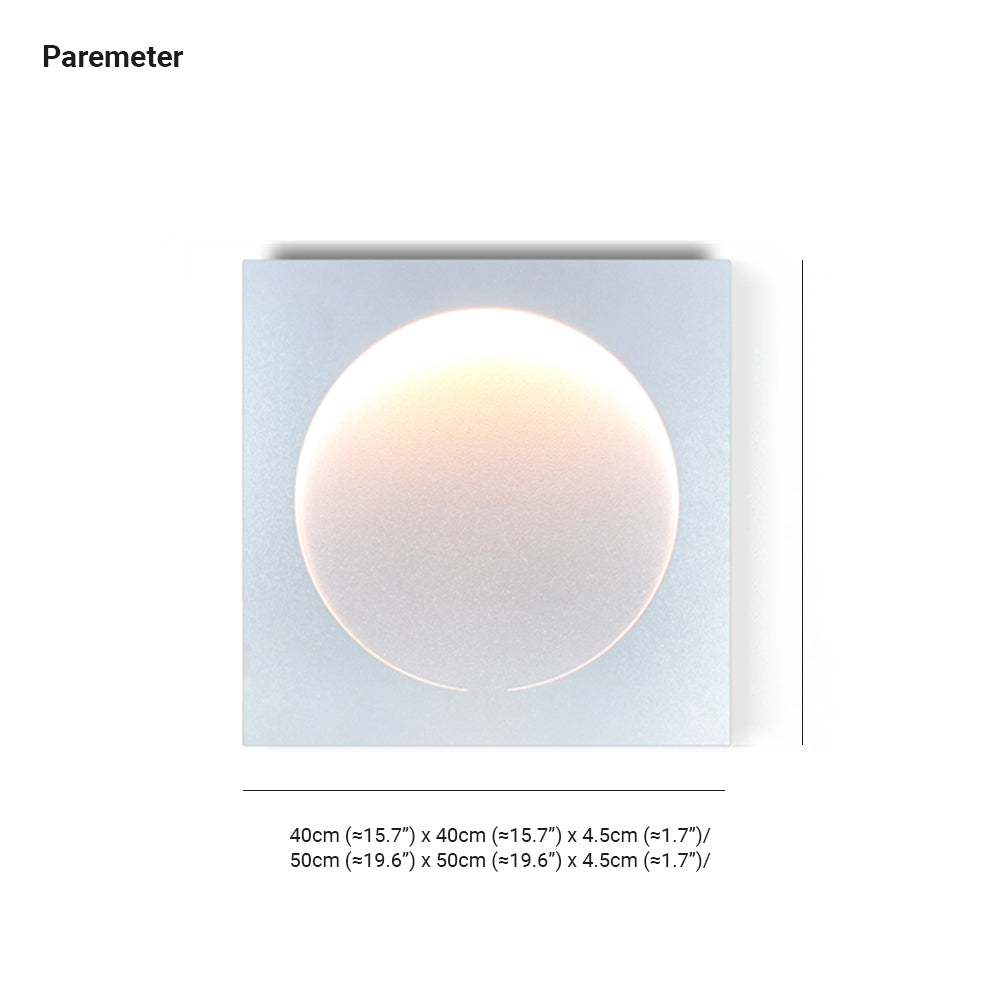 Aria Design Moderna LED Appliquea Decorativo Metallo Luna Soggiorno/Camera da Letto