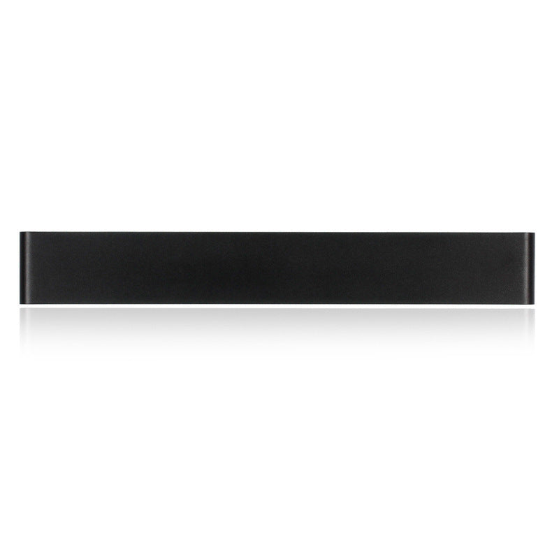 Arisha Minimalista LED Applique Metallo Nero/Bianco Rettangolare Soggiorno/Camera da Letto