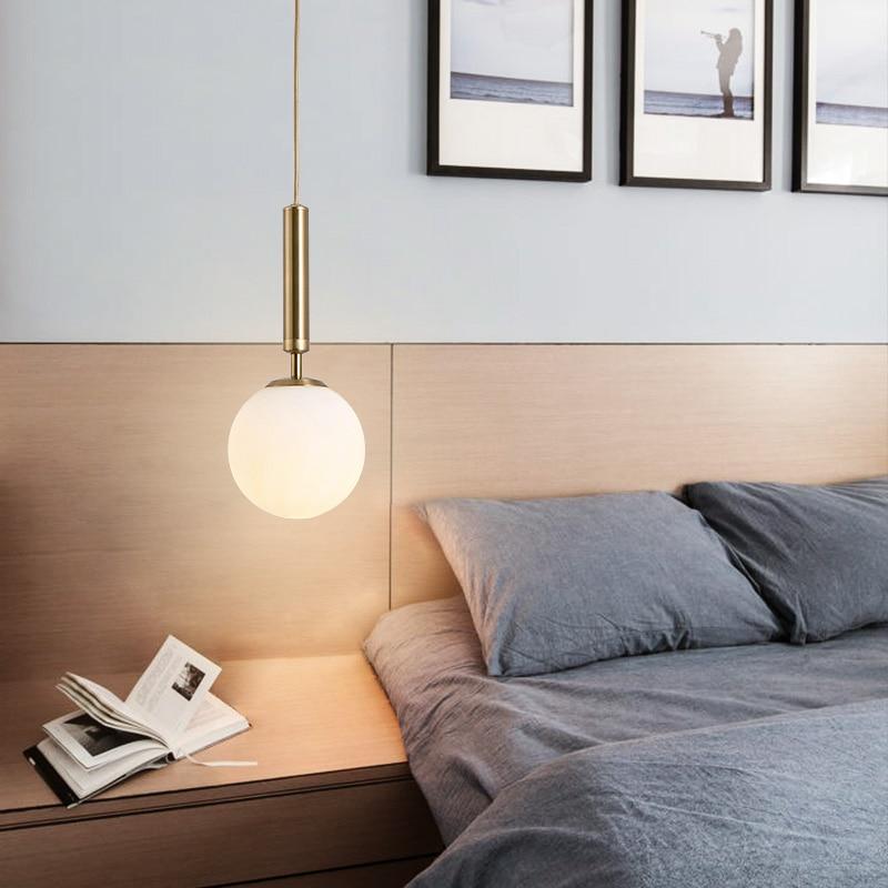 Valentina Moderno LED Vetro Palla Lampade a Sospensione Bianco/Chiaro
