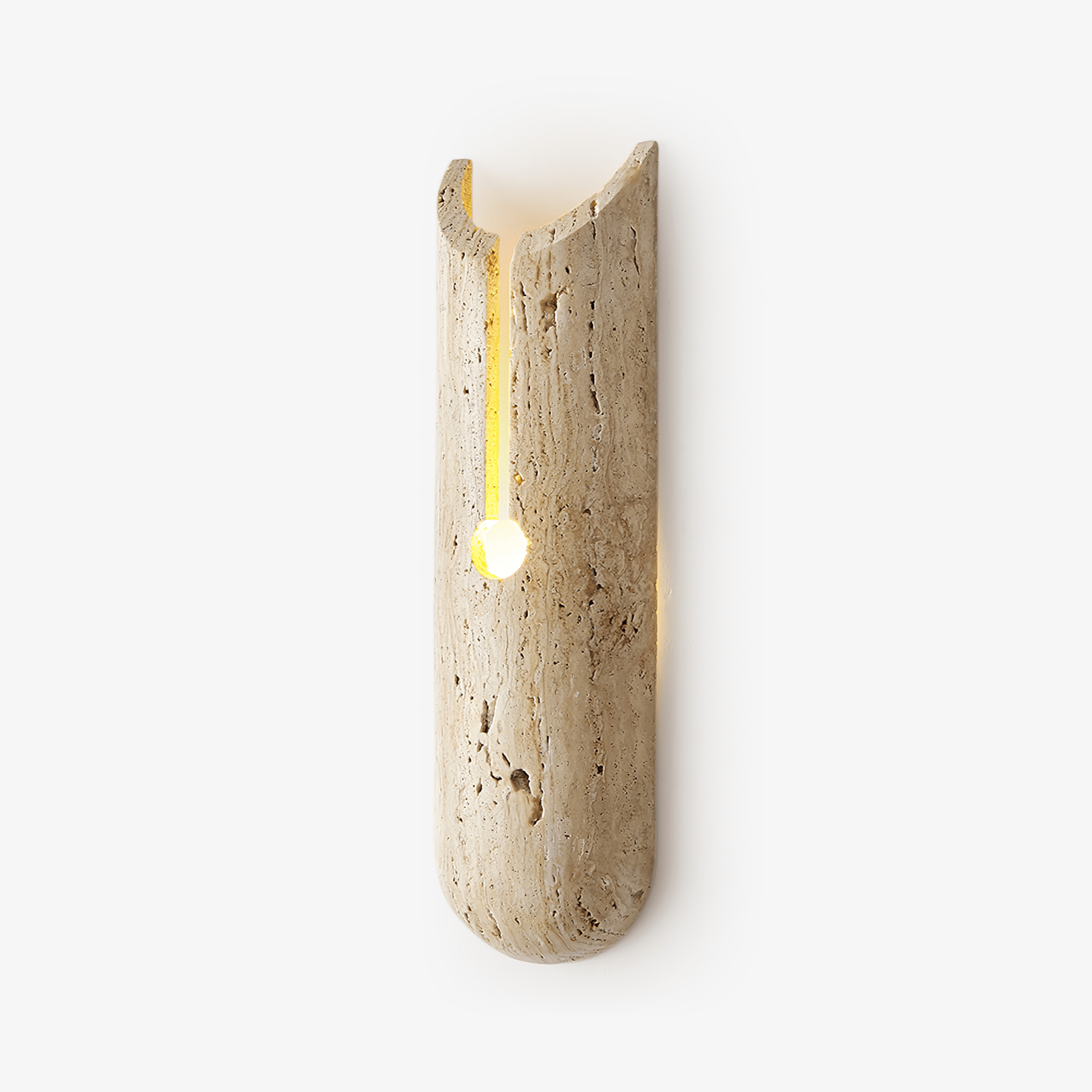 Elraeila Rustic Travertine Wall Light - Neutralighting