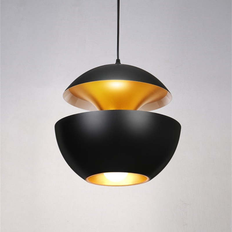 Arisha Moderno LED Urbano Lampade a Sospensione Metallo Nero/Bianco Soggiorno/Camera da Letto