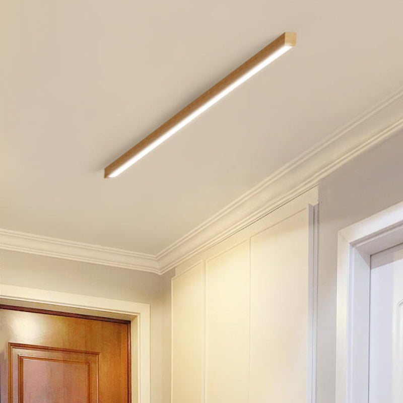 Arisha Moderna LED Plafoniera Legno Acrilico Lineare Soggiorno/Camera da Letto