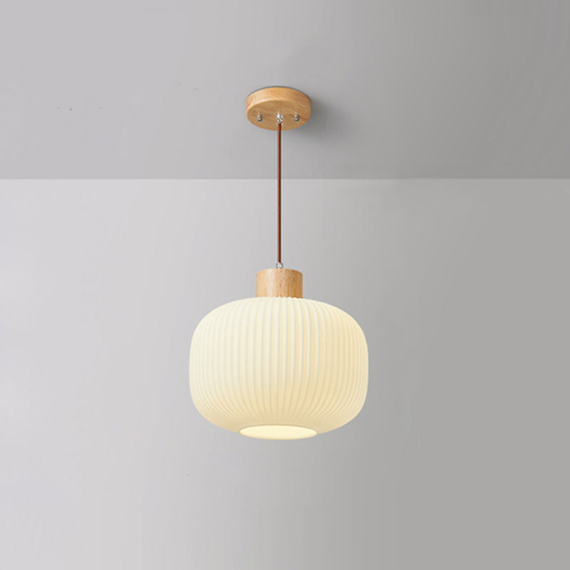 Muto Moderno Legno/Vetro Lampade a Sospensione Bianco Soggiorno Camera da Letto