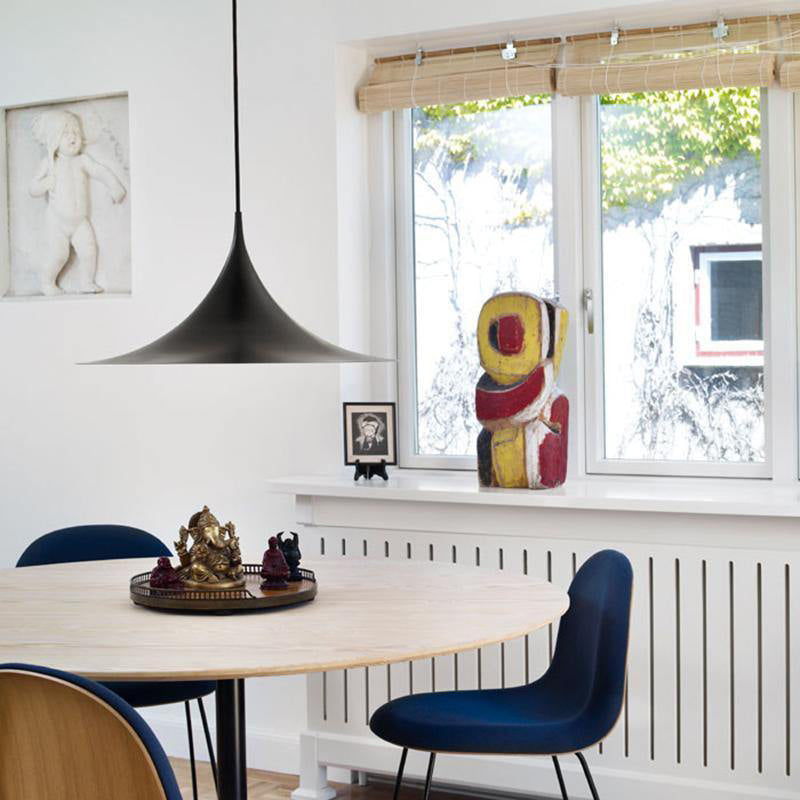 Arisha Moderna LED Minimalismo Classico Lampada a Sospensione Metallo Nero Soggiorno