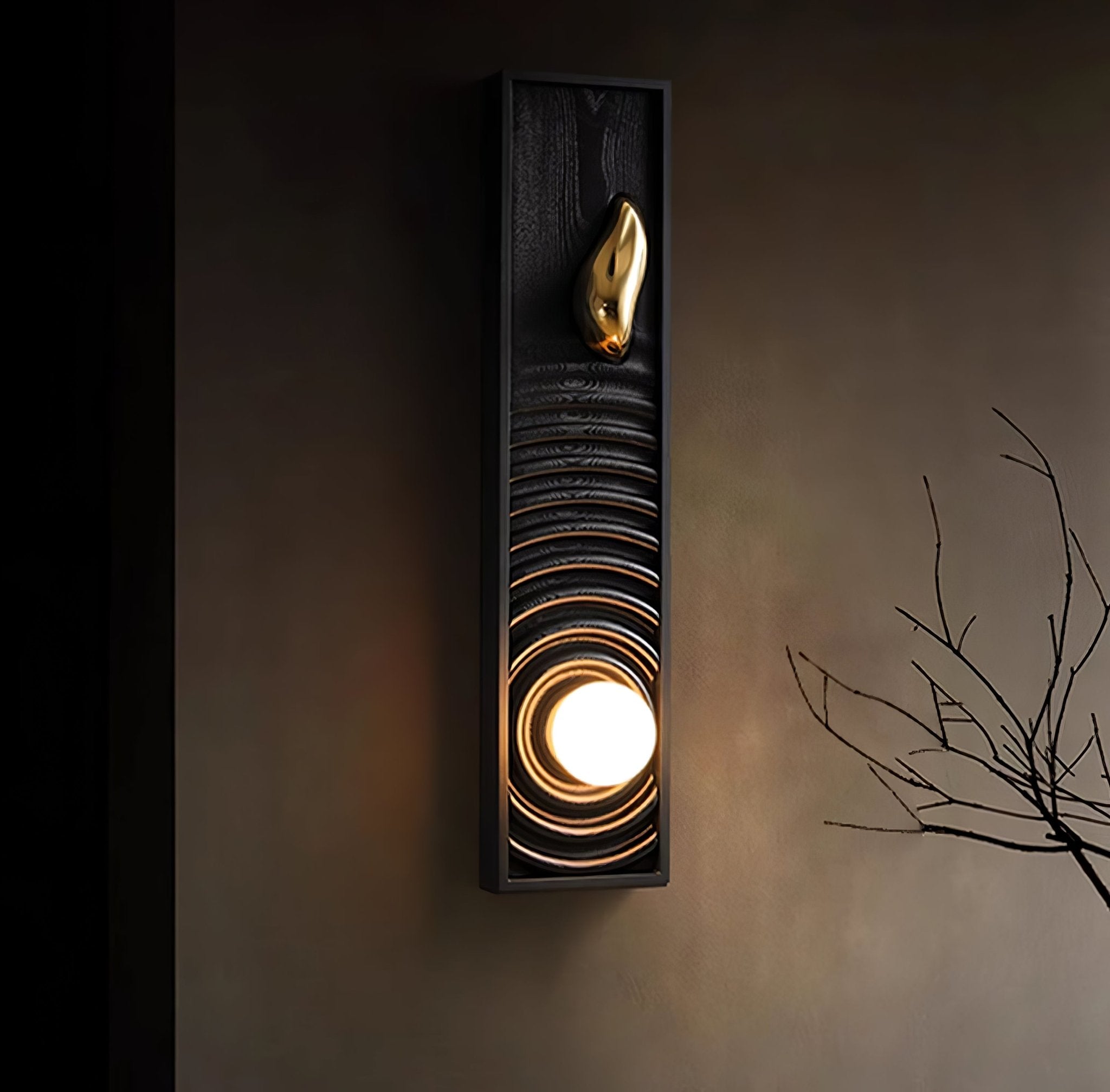 Caleb Vintage Wood Wall Lamp - Blowlighting