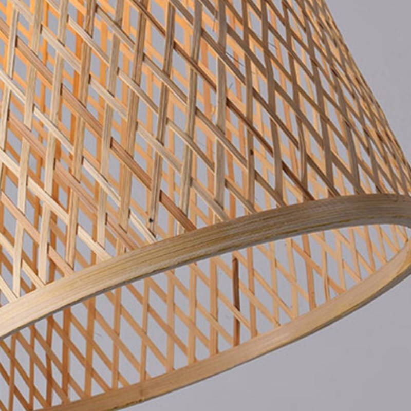 Ritta Lampade a Sospensione Naturale Bambù LED Camera da Letto Fatto a Mano