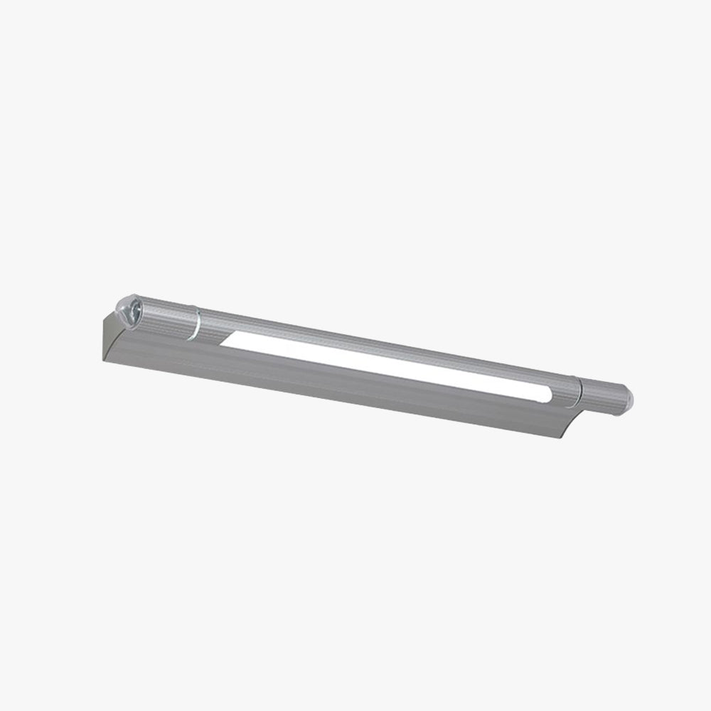 Arisha Minimalista Lineare LED Applique Argento Lungo Metallo/Acrilico Bagno