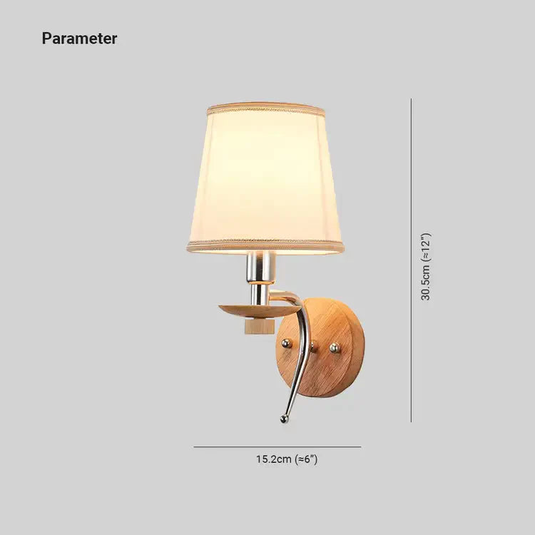 Tiffany Moderno LED Geometrica Metallo Legno Vanità Applique Camera da Letto/Bagno