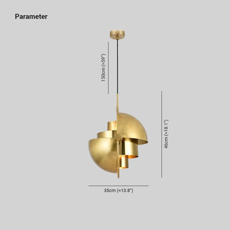 Moderne LED Geometrica Lampade a Sospensione Metallo/Acrilico Isola Cucina