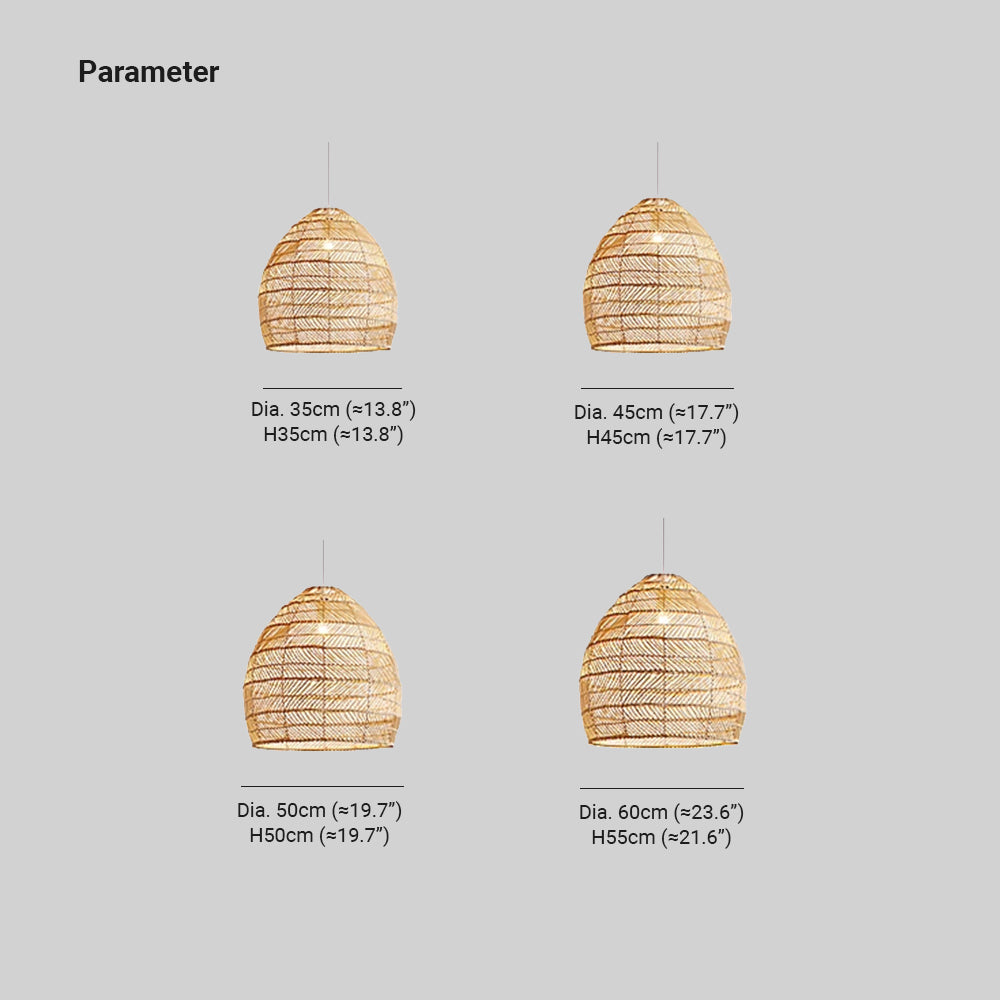 Muto Lampada a Sospensione LED di Design Retrò Nero/Legno per Soggiorno/Studio