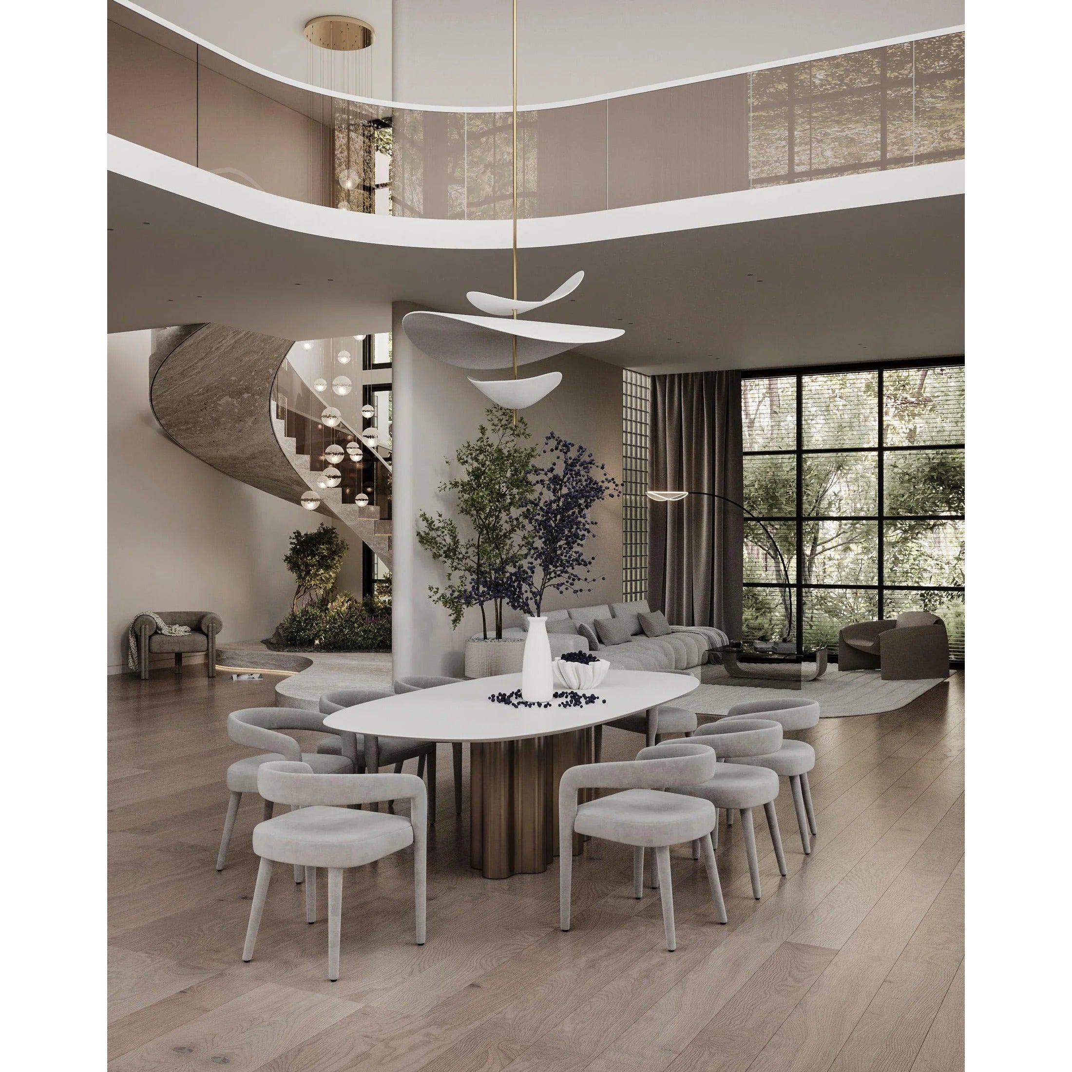 Unorara Lampada a Sospensione Premium Nordica Sospesa
