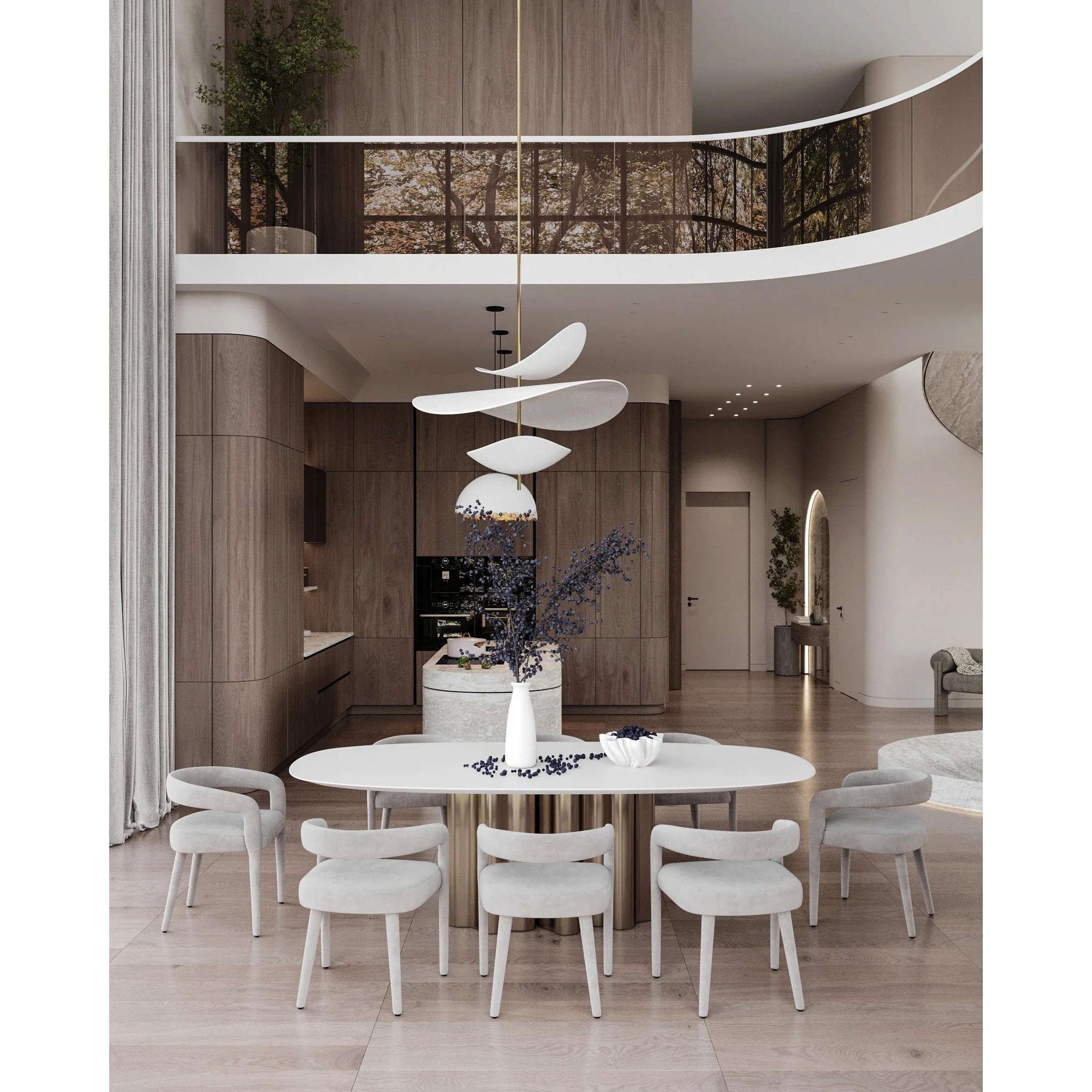 Unorara Lampada a Sospensione Premium Nordica Sospesa