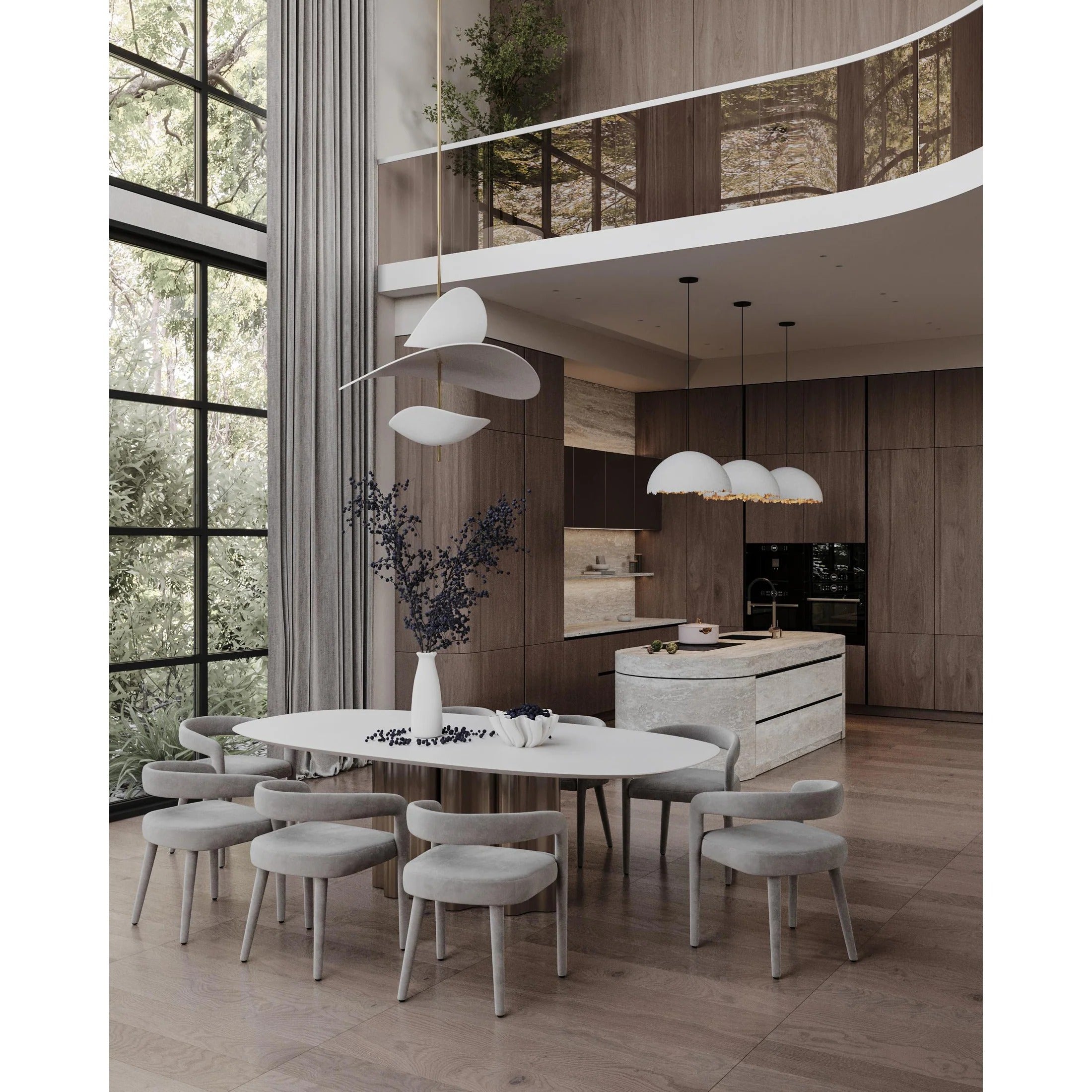 Unorara Lampada a Sospensione Premium Nordica Sospesa