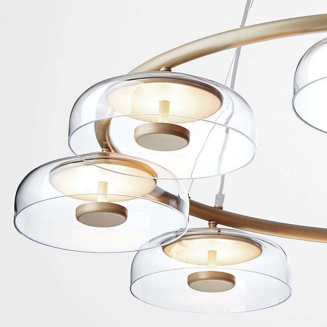 Aethera Circular Glass Chandelier - Blowlighting