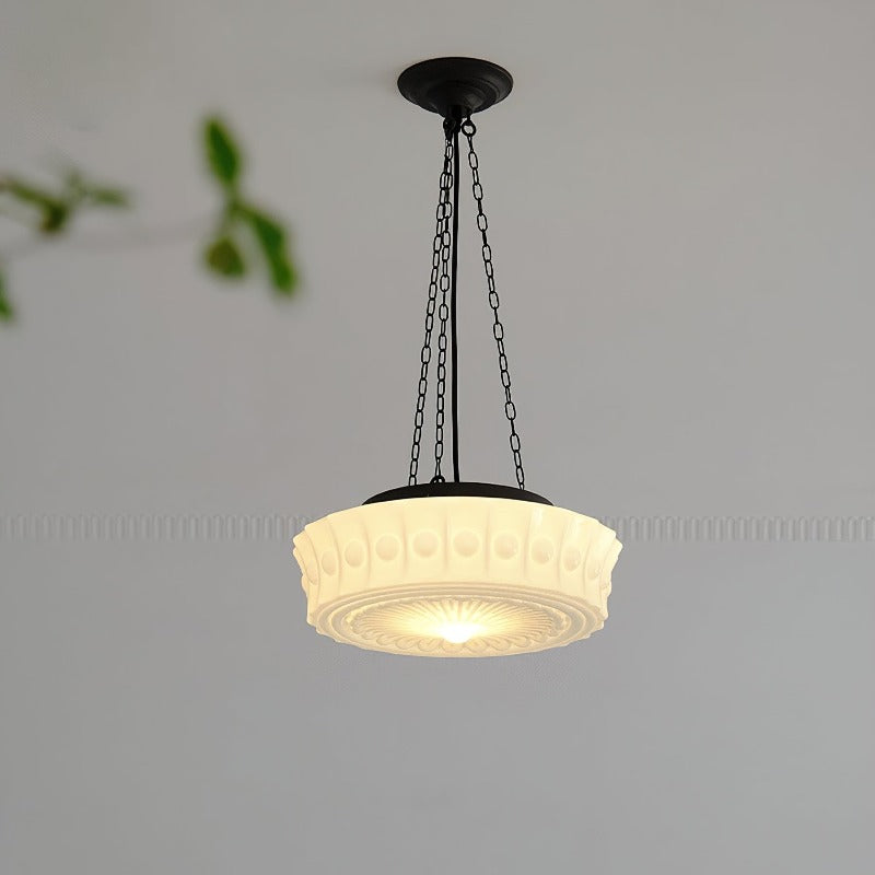 Valentina Annata Francese Cupola Lampade a Sospensione