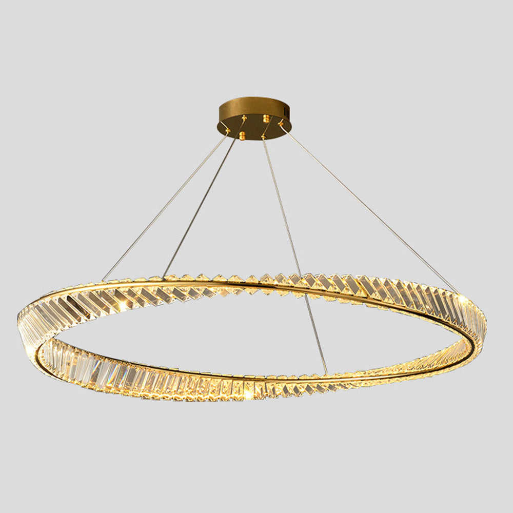 Kirsten Moderni LED Lampadario Oro Metallo/Vetro Soggiorno/Camera da Letto