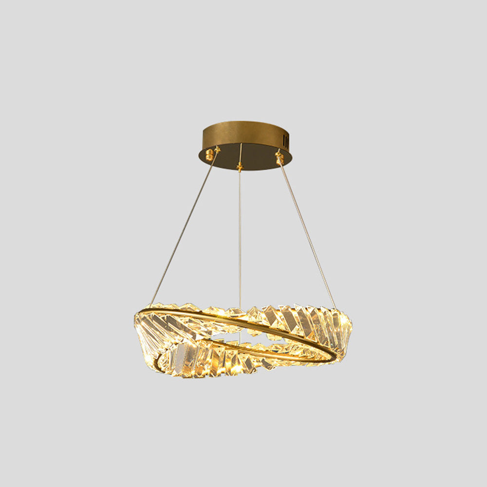 Kirsten Moderni LED Lampadario Oro Metallo/Vetro Soggiorno/Camera da Letto