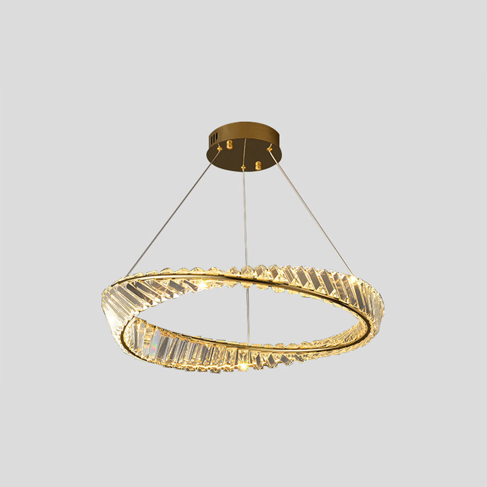 Kirsten Moderni LED Lampadario Oro Metallo/Vetro Soggiorno/Camera da Letto