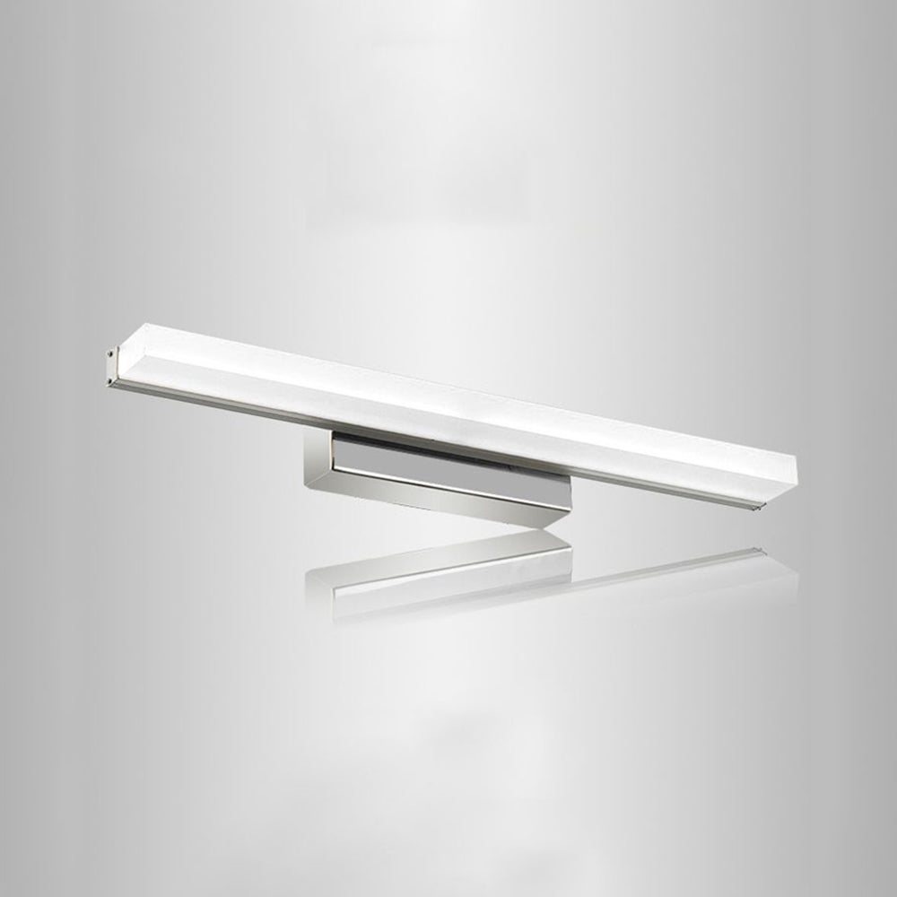 Arisha Moderno Classico LED Applique Metallo Acrilico Argento Specchio Bagno