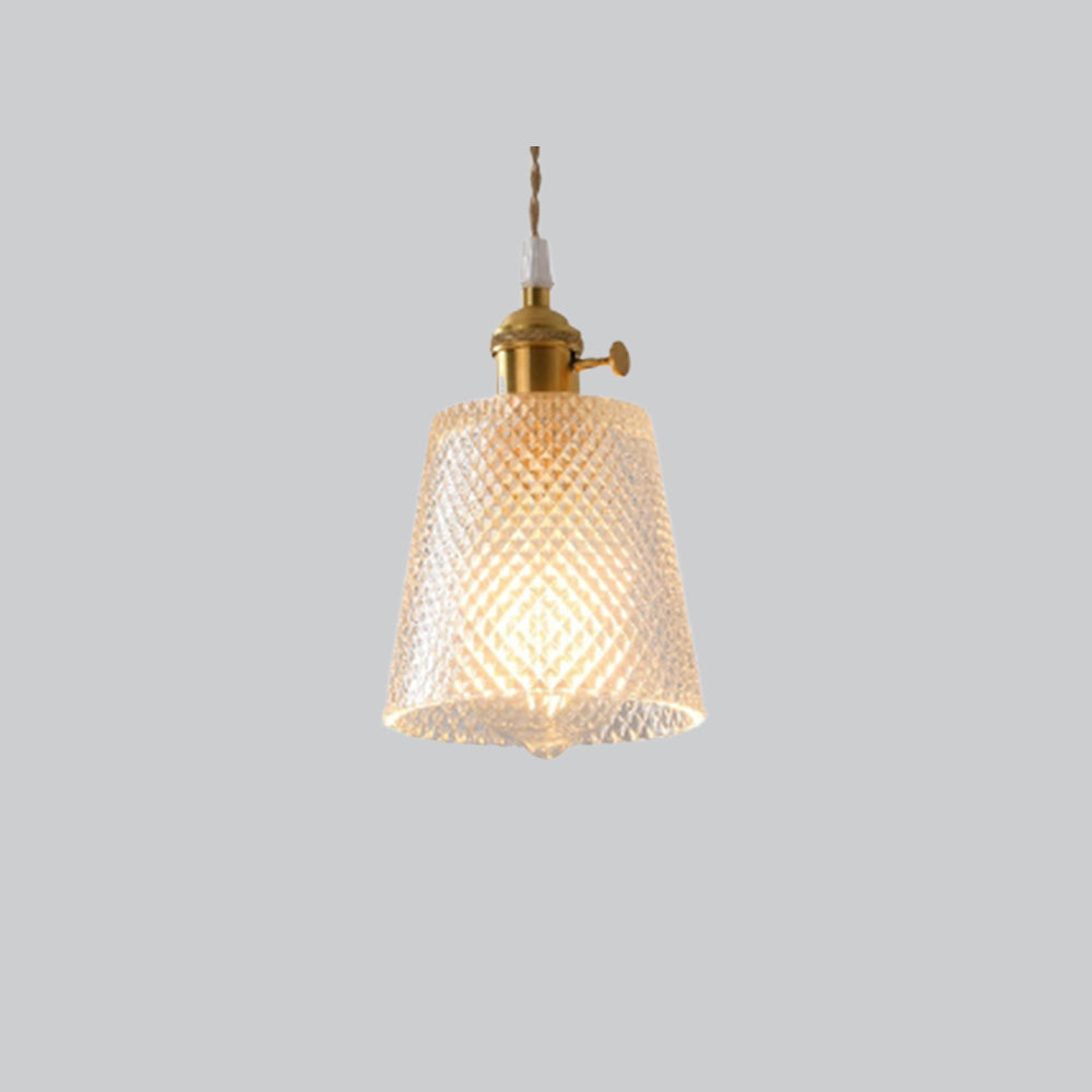 Valentina Arte Deco Soffiato Ottone/ Vetro Lampade a Sospensione