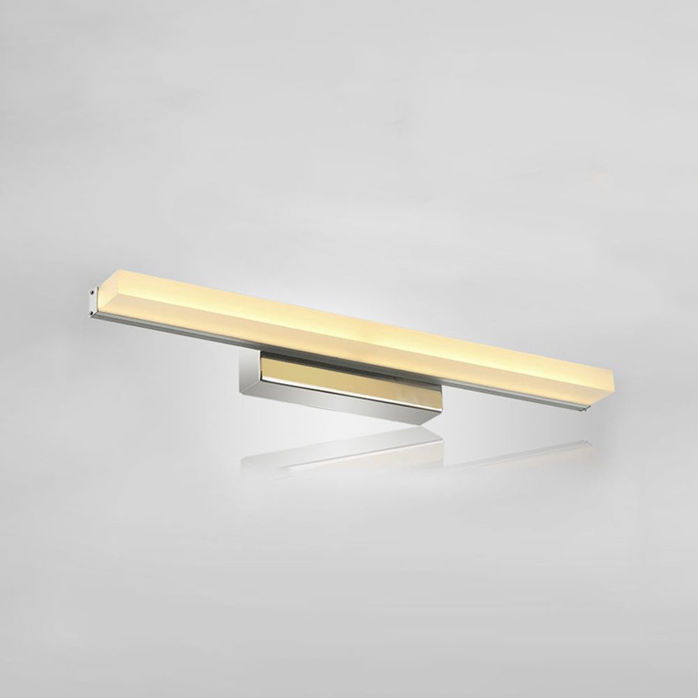 Arisha Moderno Classico LED Applique Metallo Acrilico Argento Specchio Bagno