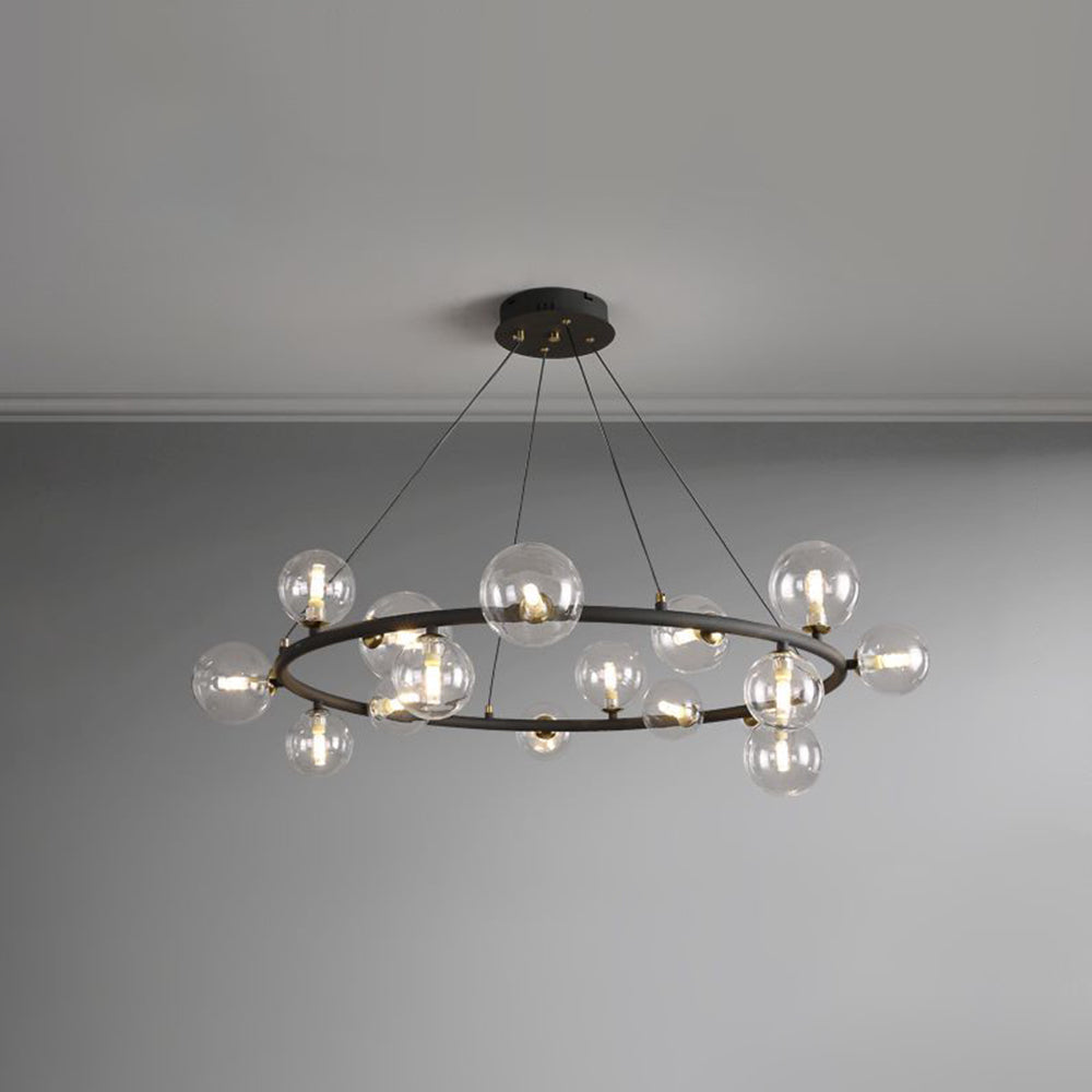 Valentina Moderno Minimalismo LED Lampade a Sospensione Metallo Vetro Oro/Nero Soggiorno/Camera da Letto/Sala da Pranzo