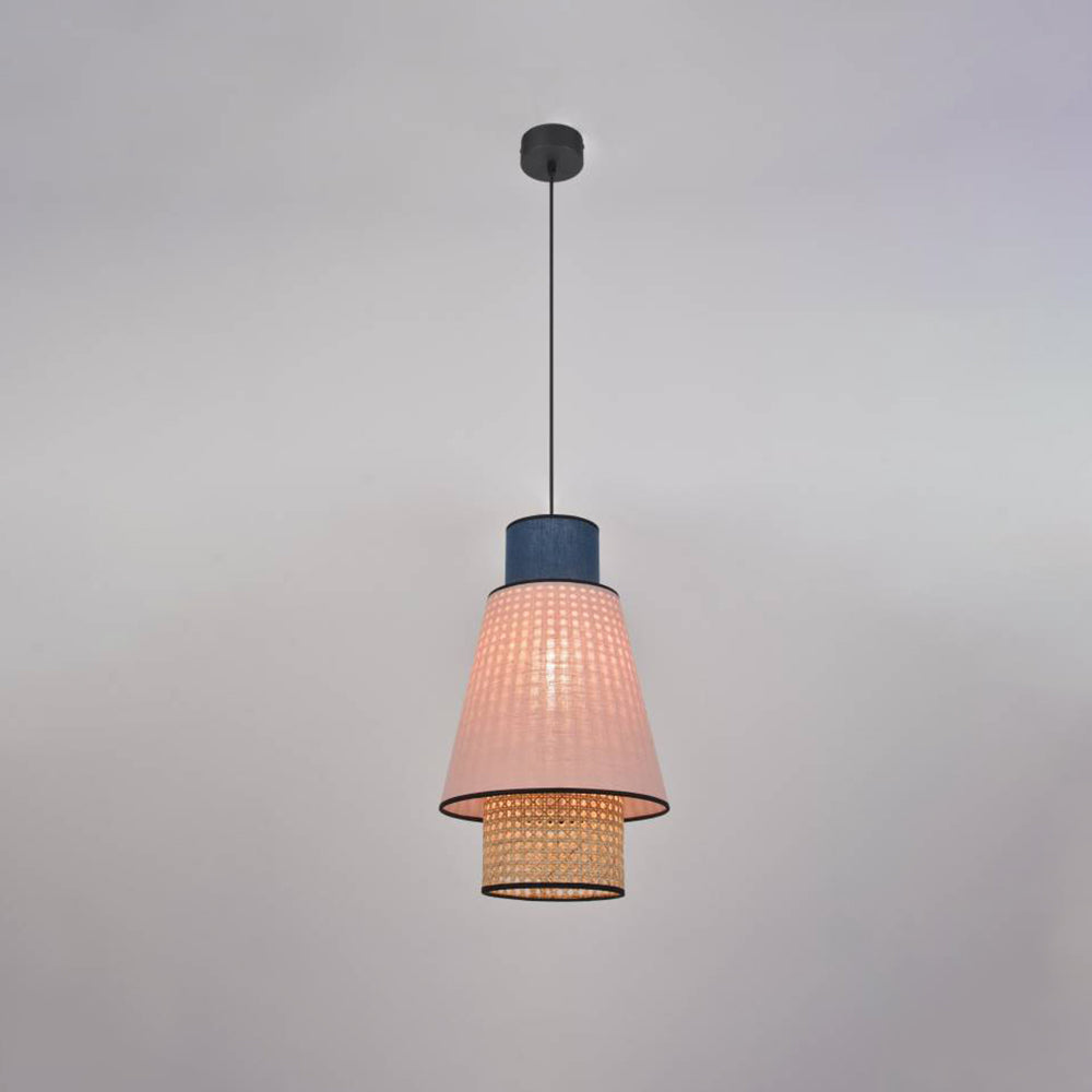 Ritta Moderni Naturale LED Lampada a Sospensione Rosa Reale Blu Metallo PVC Soggiorno/Camera da Letto