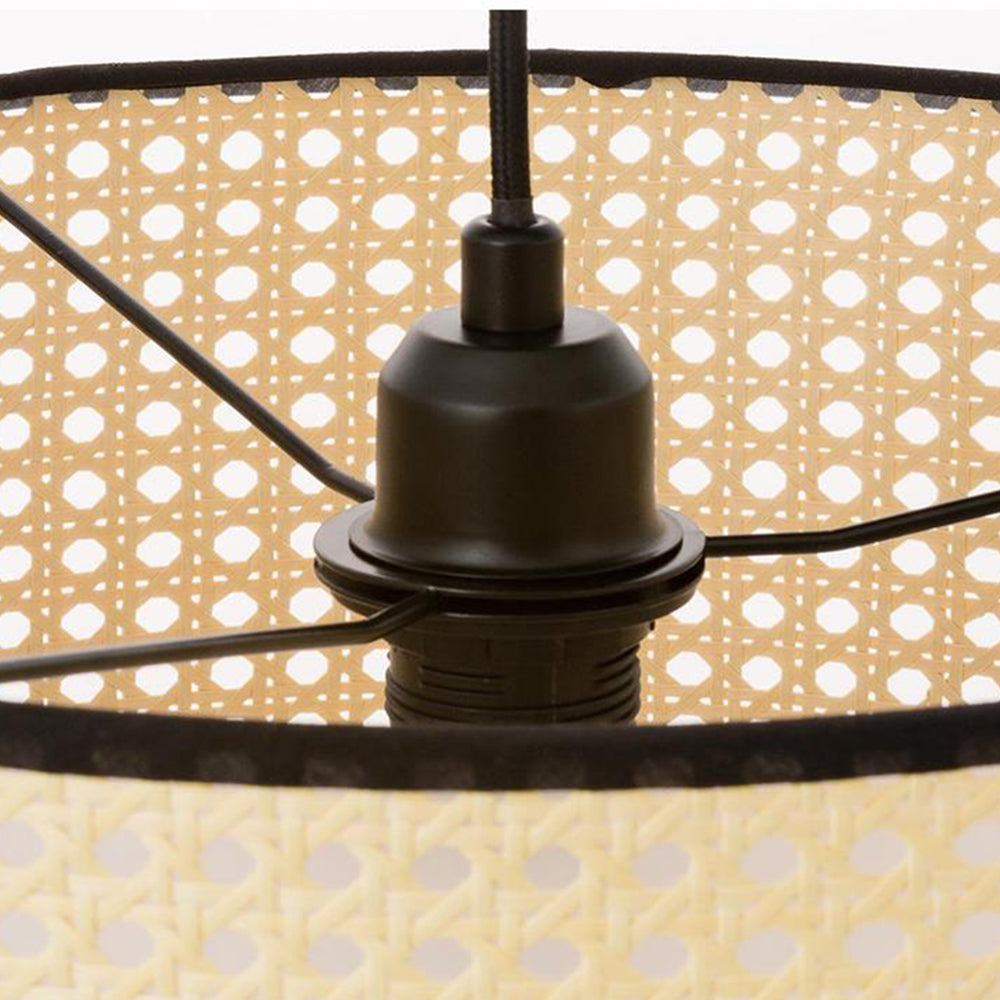 Ritta Classico LED Lampade a Sospensione Doppio-Strato Cilindrico Metallo PVC Soggiorno/Camera da Letto