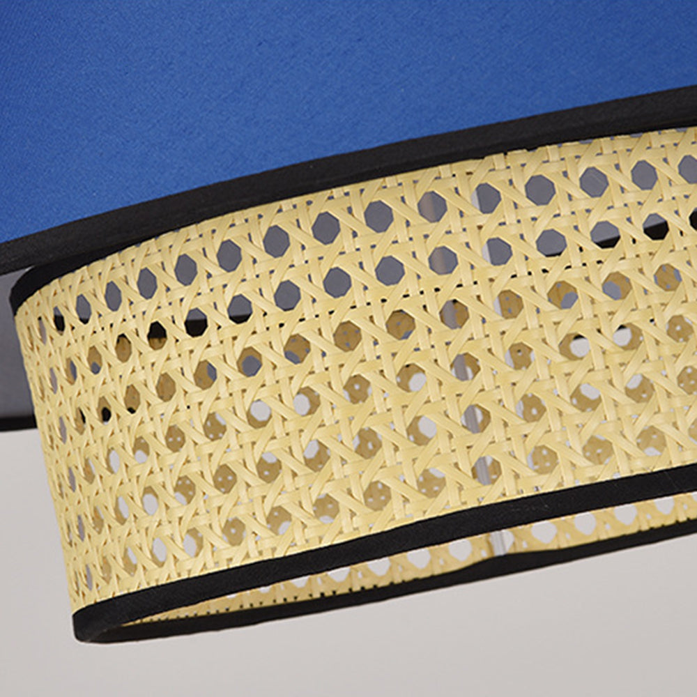 Ritta Moderno LED Lampada a Sospensione Arancione Blu Scuro Metallo PVC Soggiorno/Camera da Letto/Sala da Pranzo
